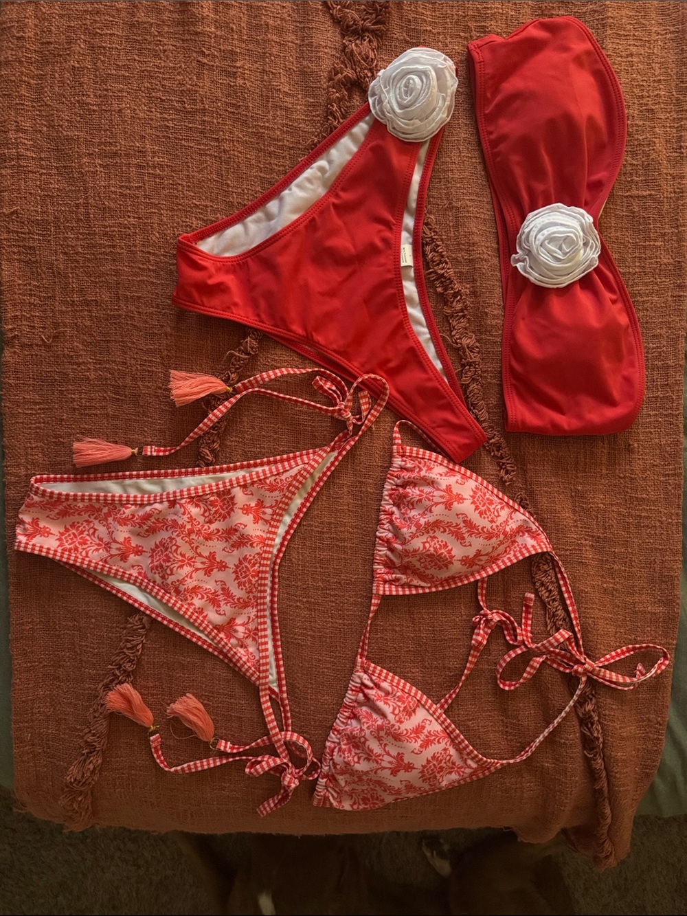Two Floral Bikini sets